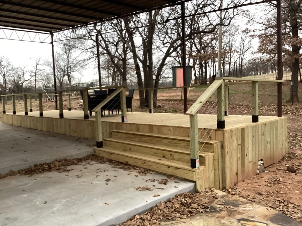 outdoor contractor in Oklahoma County custom patio work